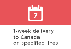 1 Week Delivery to Canada on specified lines