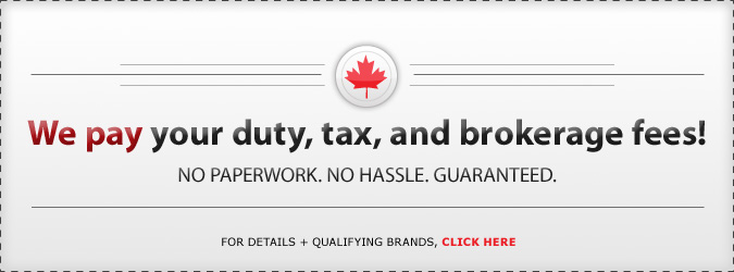 We Pay Your Duty, Tax and Brokerage Fees! 