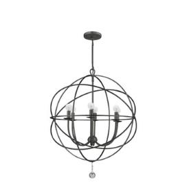 Crystorama Lighting 9226-EB Solaris - Six Light Chandelier