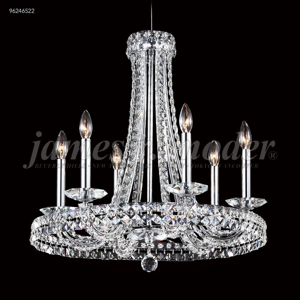 James Moder Lighting 96246S22 Ashton Six Light Chandelier