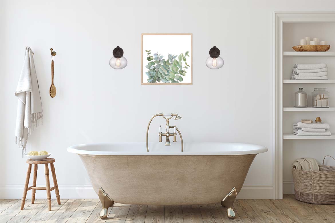 contemporary bath wall lighting
