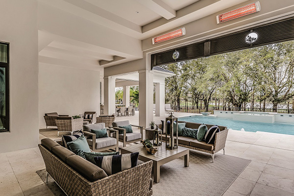 Two Innova EF60 Patio Heaters