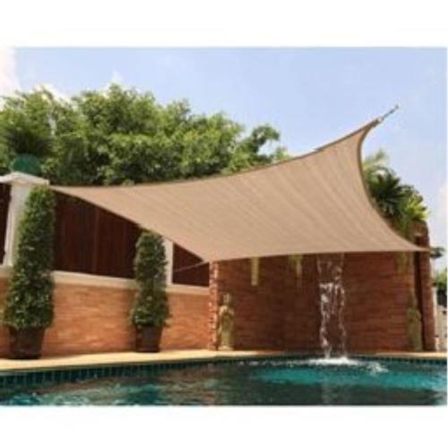 Custom Shade Sails CSS12S Premium 12 Square Commercial Grade Shade Sail