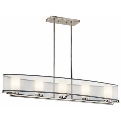 Kichler Lighting 42920clp Saldana Five Light Linear Chandelier