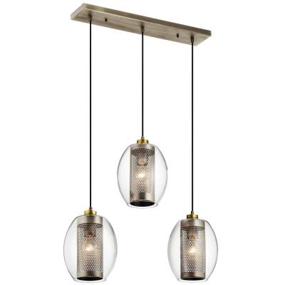 Kichler Lighting 44104ap Asher Three Light Linear Chandelier