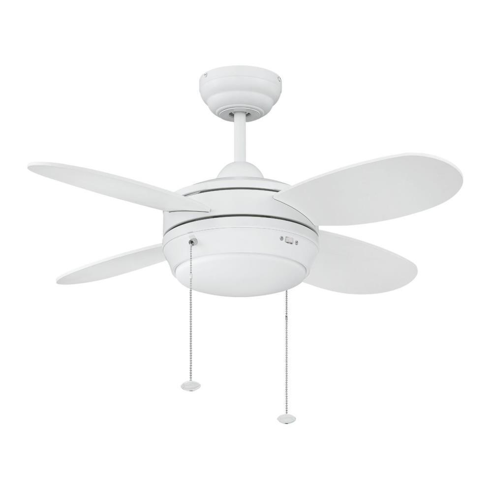 Litex E Mlv36mww4lk1 Maksim 36 Single Light Ceiling Fan