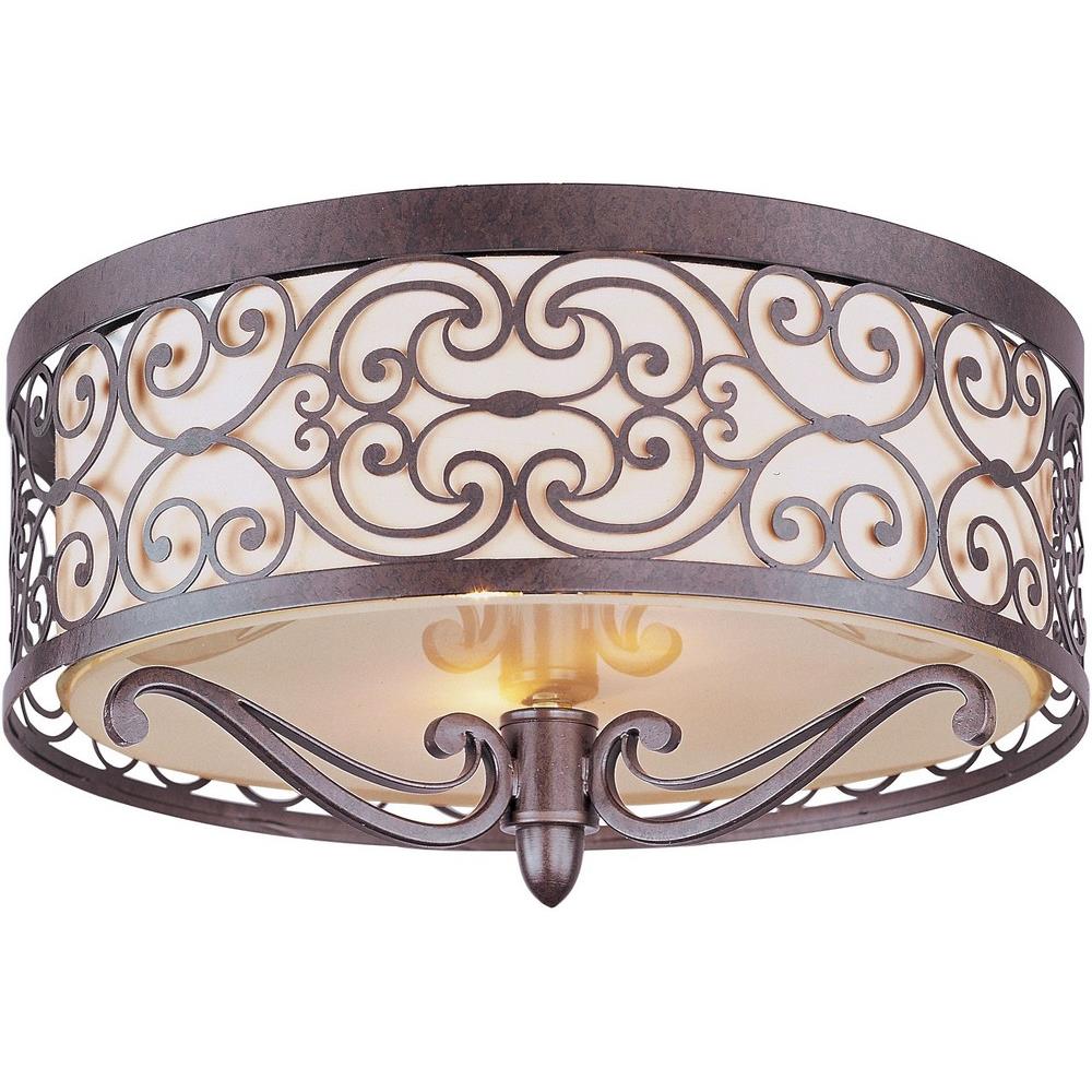 Maxim Lighting 21151whub Mondrian Two Light Flush Mount