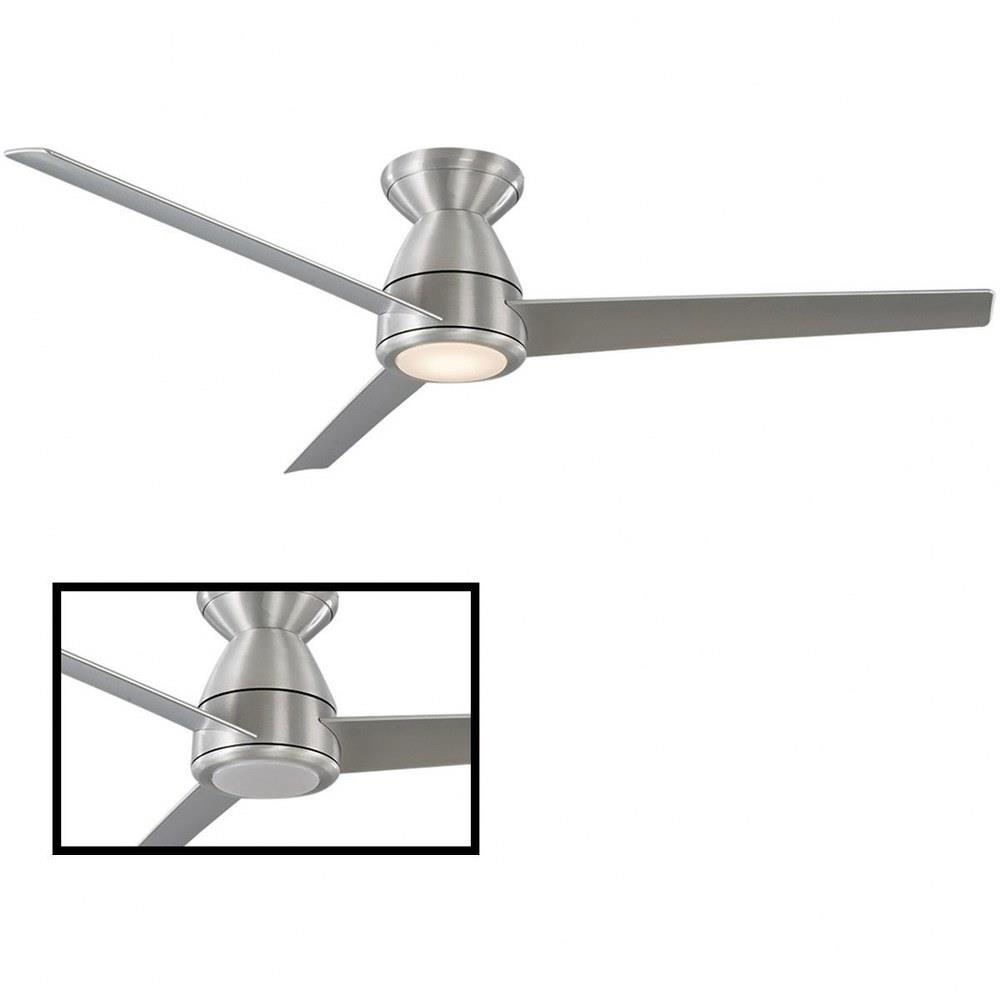 Modern Forms Fh W2004 52l Tip Top 52 Inch 3 Blade Flush Mount Ceiling Fan With Light Kit And Remote Control