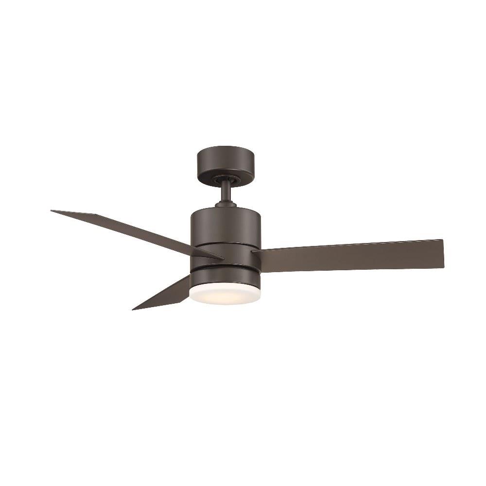 Modern Forms Fr W1803 44l Axis 44 Inch 3 Blade Ceiling Fan With Light Kit And Remote Control