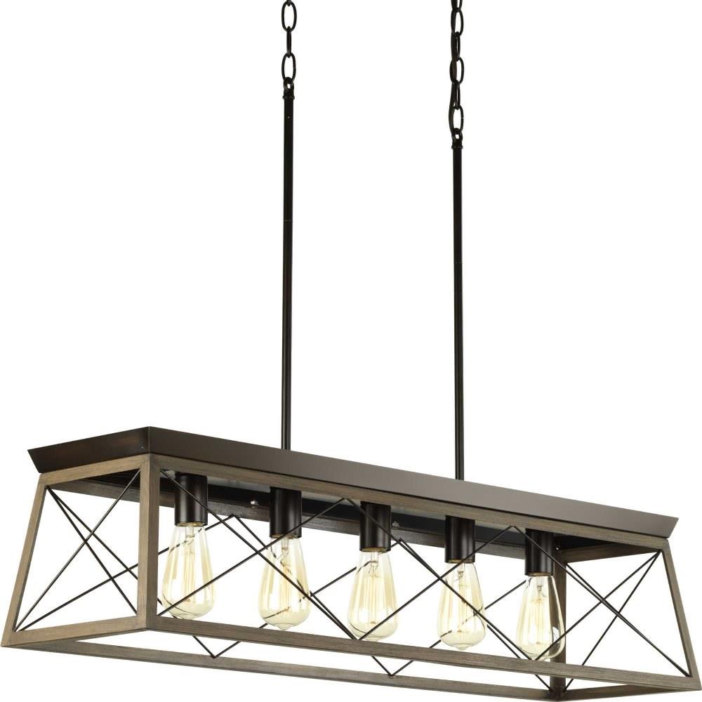 Progress Lighting P400048 Briarwood Five Light Linear Chandelier Mgctlbxn Mzp Mgctlbxv 5 2 Mgctlbxl C