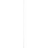 72 Inch Down Rod Length - White Finish